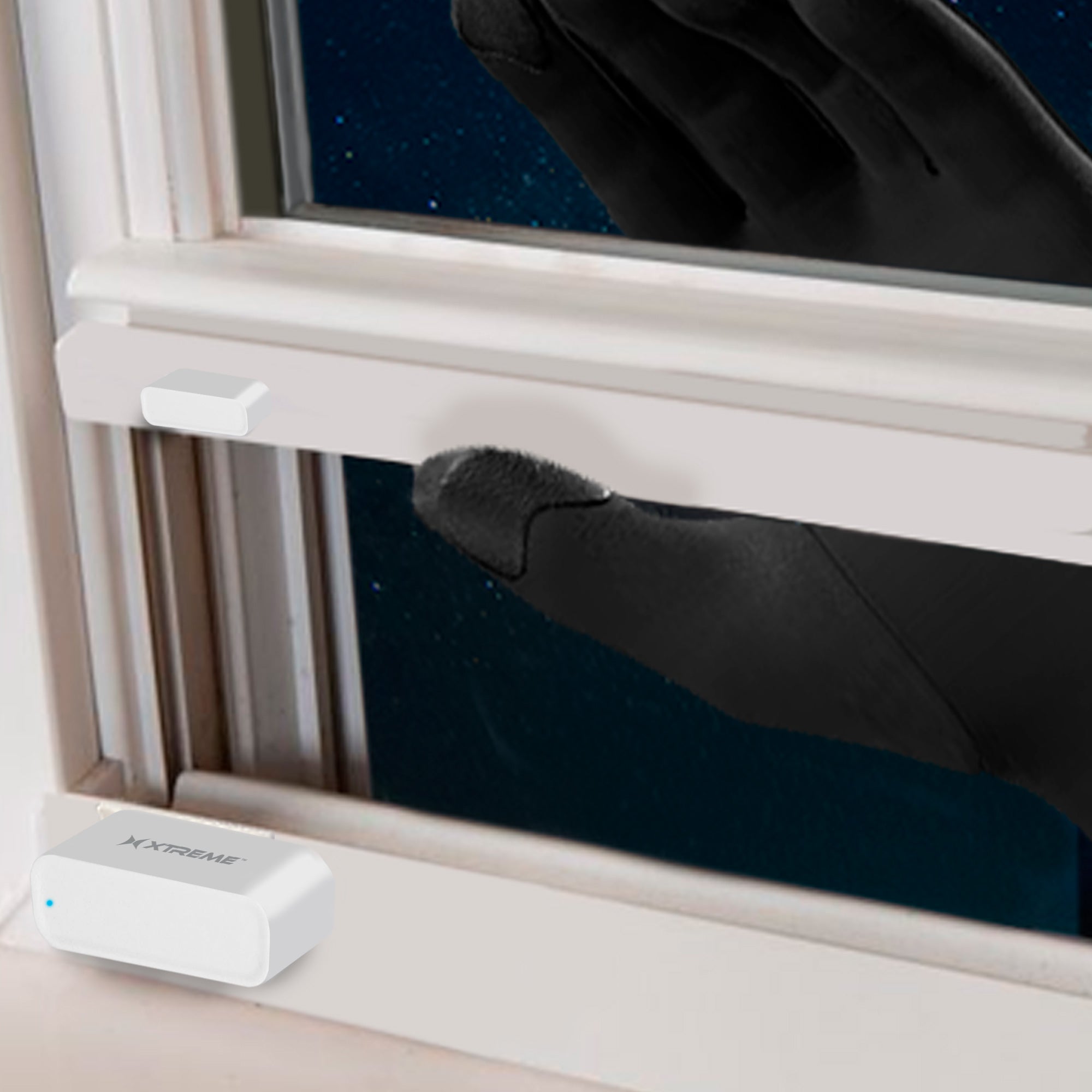 Smart Wi-Fi Door/Window Sensor with Motion Alerts, No Hub Required, Easy Setup, and Remote App Notifications