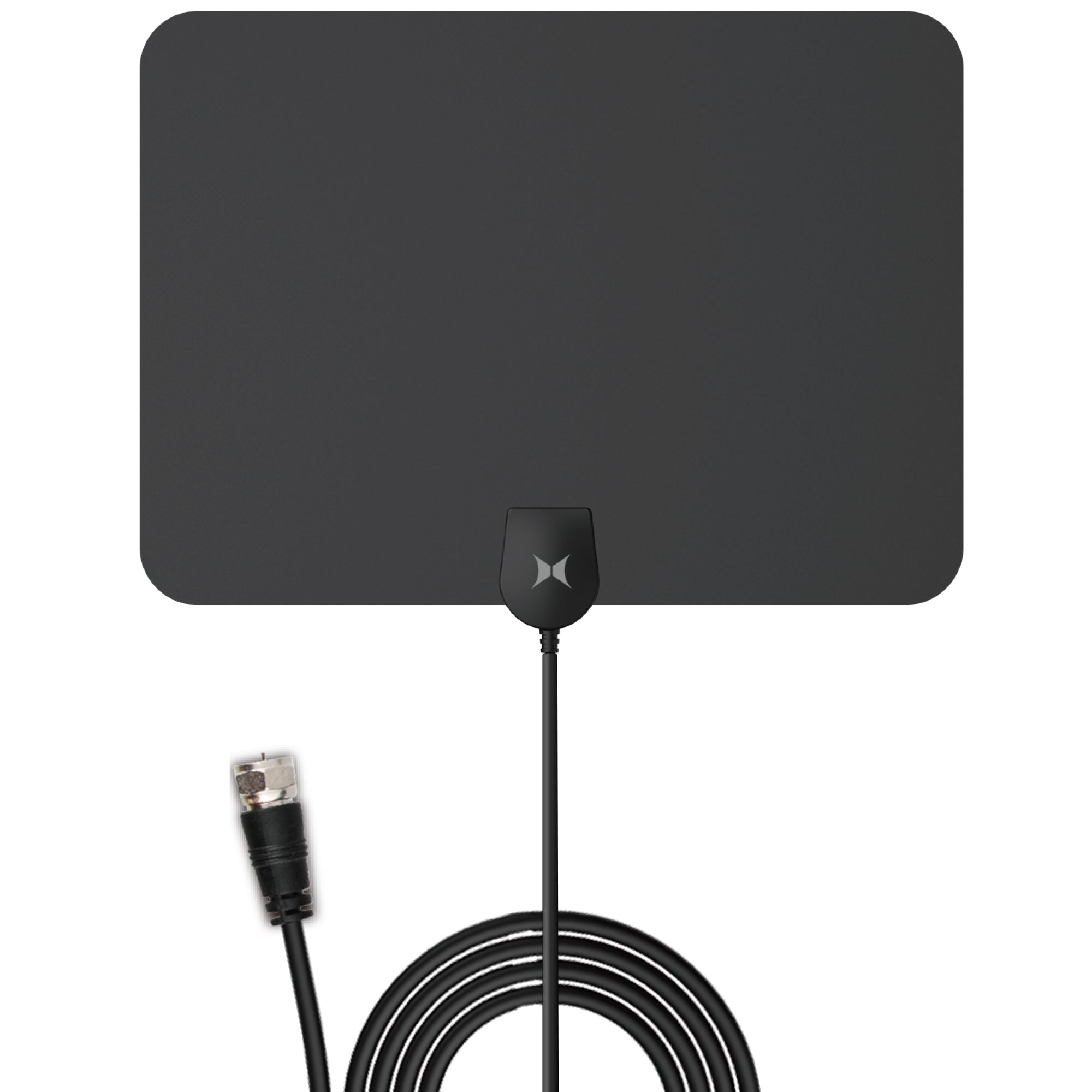 Digital HDTV Antenna for 1080P HD Channels, 60-Mile Range & Easy DIY Installation, Get Free Local TV with Crystal Clear Picture, Includes 16ft Coaxial Cable