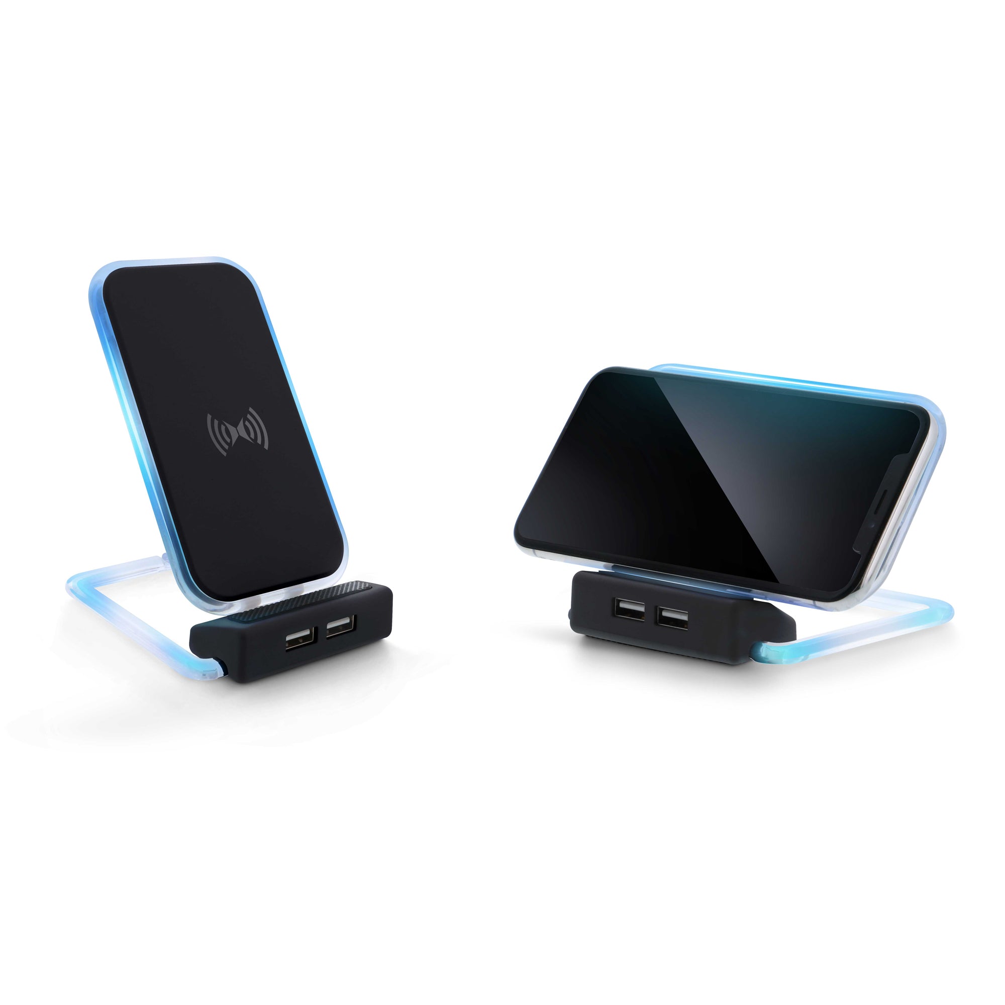 5W Rotating Wireless Charger + 2 USB Charging Port