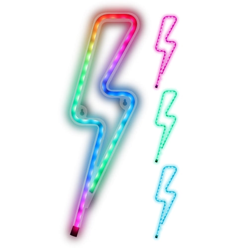 Neon Lightning Bolt