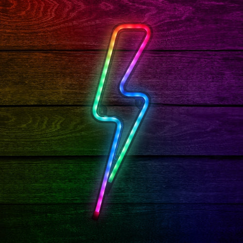 Neon Lightning Bolt