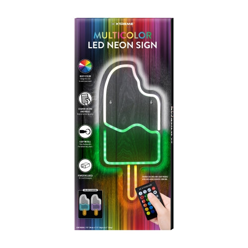 Neon Ice Cream Sign