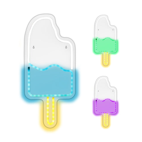 Neon Ice Cream Sign