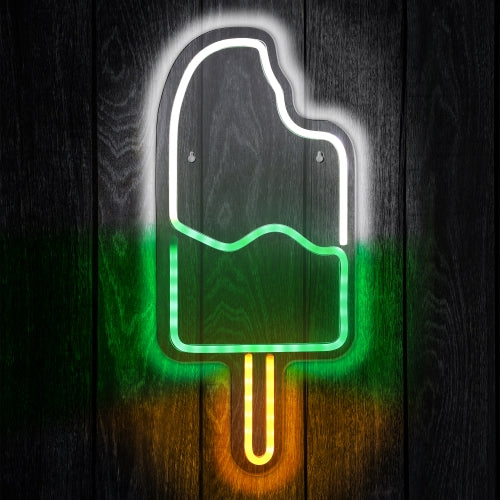 Neon Ice Cream Sign