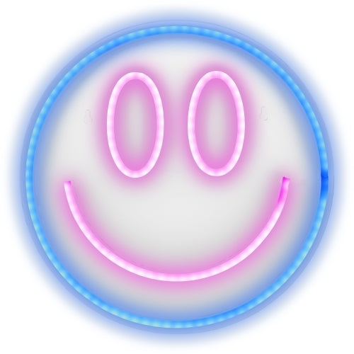 Neon Smiley Face Sign