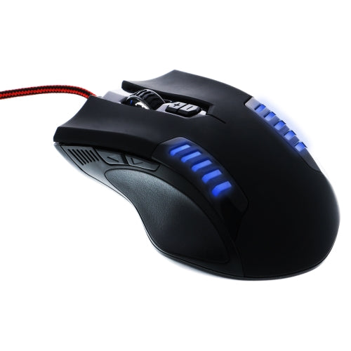 Wired Gaming Mouse - High-Precision Optical Sensor, Multicolor RGB Backlit, 6 Programmable Buttons