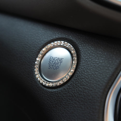 Bling Car Interior Accessories (3-Piece Set) – Universal Sparkly Rhinestone USB Car Charger and Dual Anti-Slip Crystal Inlay Cup Holder Coasters