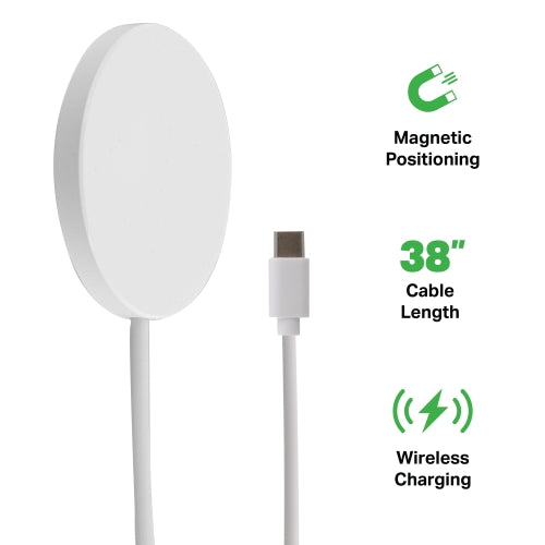 10W Magnetic Fast Wireless Charger Compatible with iPhone 16 Pro Max/16 Pro/16/16 Plus/15/14/13/12 Series