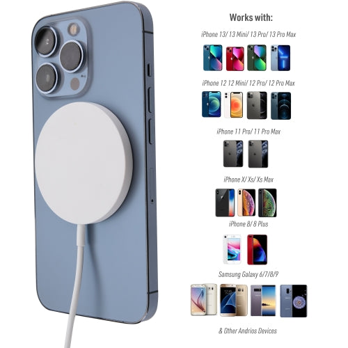 10W Magnetic Fast Wireless Charger Compatible with iPhone 16 Pro Max/16 Pro/16/16 Plus/15/14/13/12 Series
