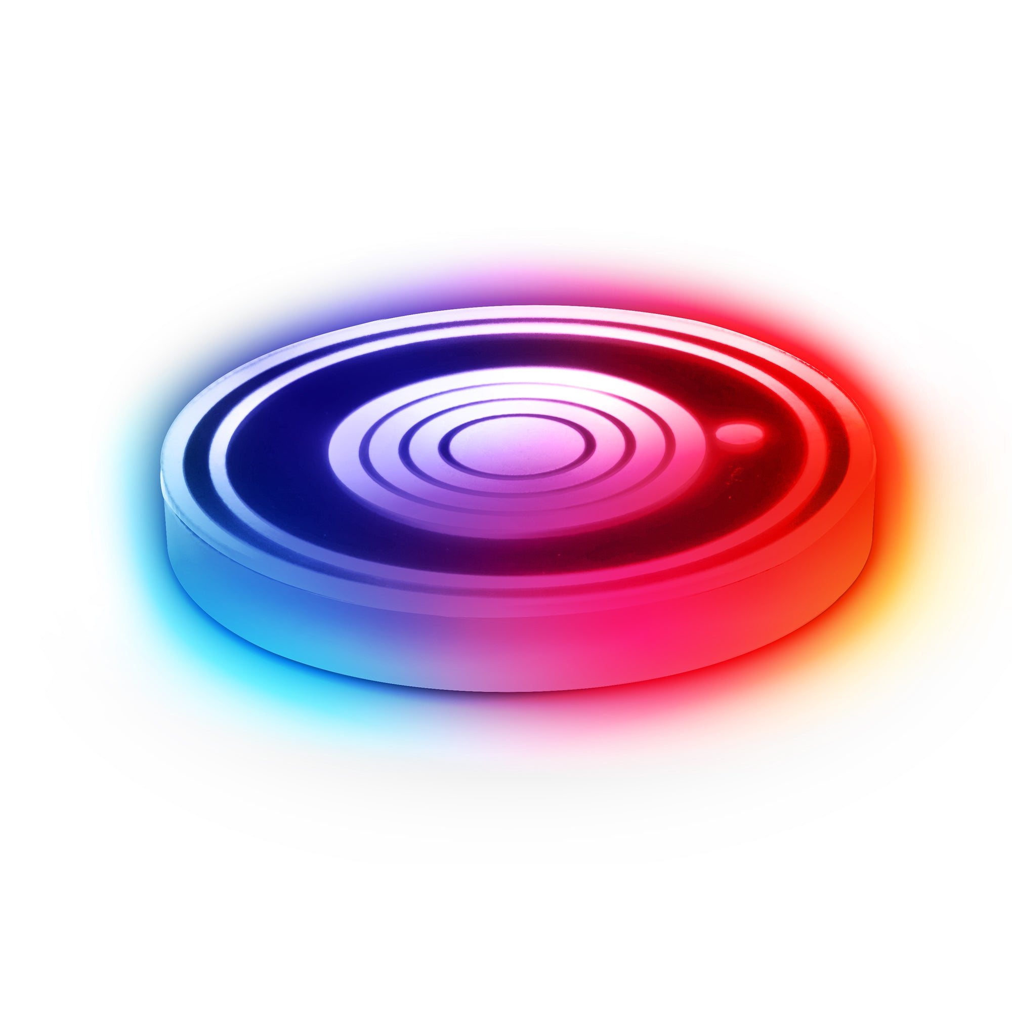 Multicolor LED Cup Holder Light, 1-Pack, Color-Changing, Universal Car Compatibility