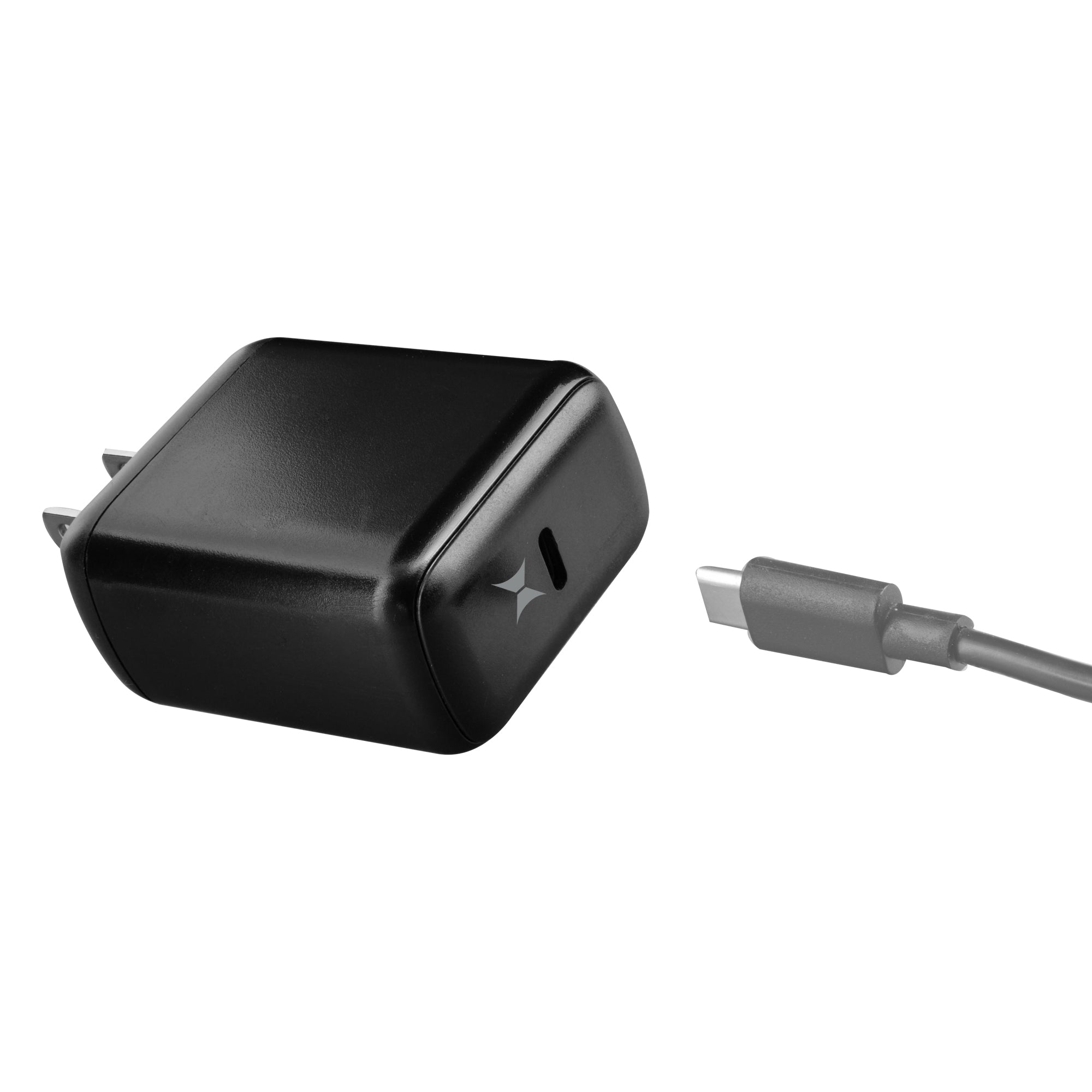 65W Type-C PD Home Charger Adapter, Fast Charging USB-C Power Delivery Wall Plug with Two Prongs for Laptops, Tablets, and Smartphones