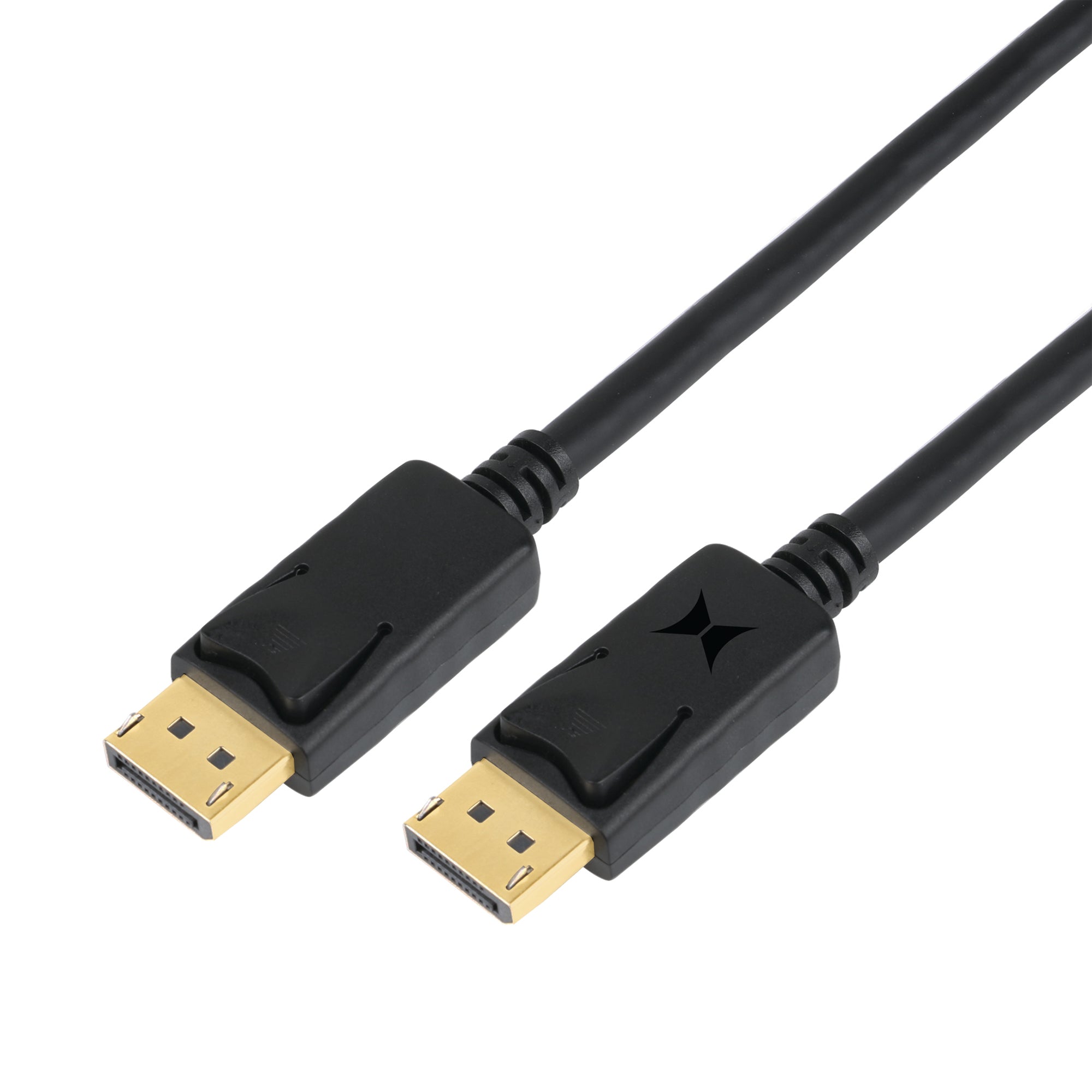 6ft DisplayPort Cable, 4K 60Hz DP Cord with Gold-Plated Connectors, High-Speed Video and Audio Cable for Monitors, Laptops, and Desktops