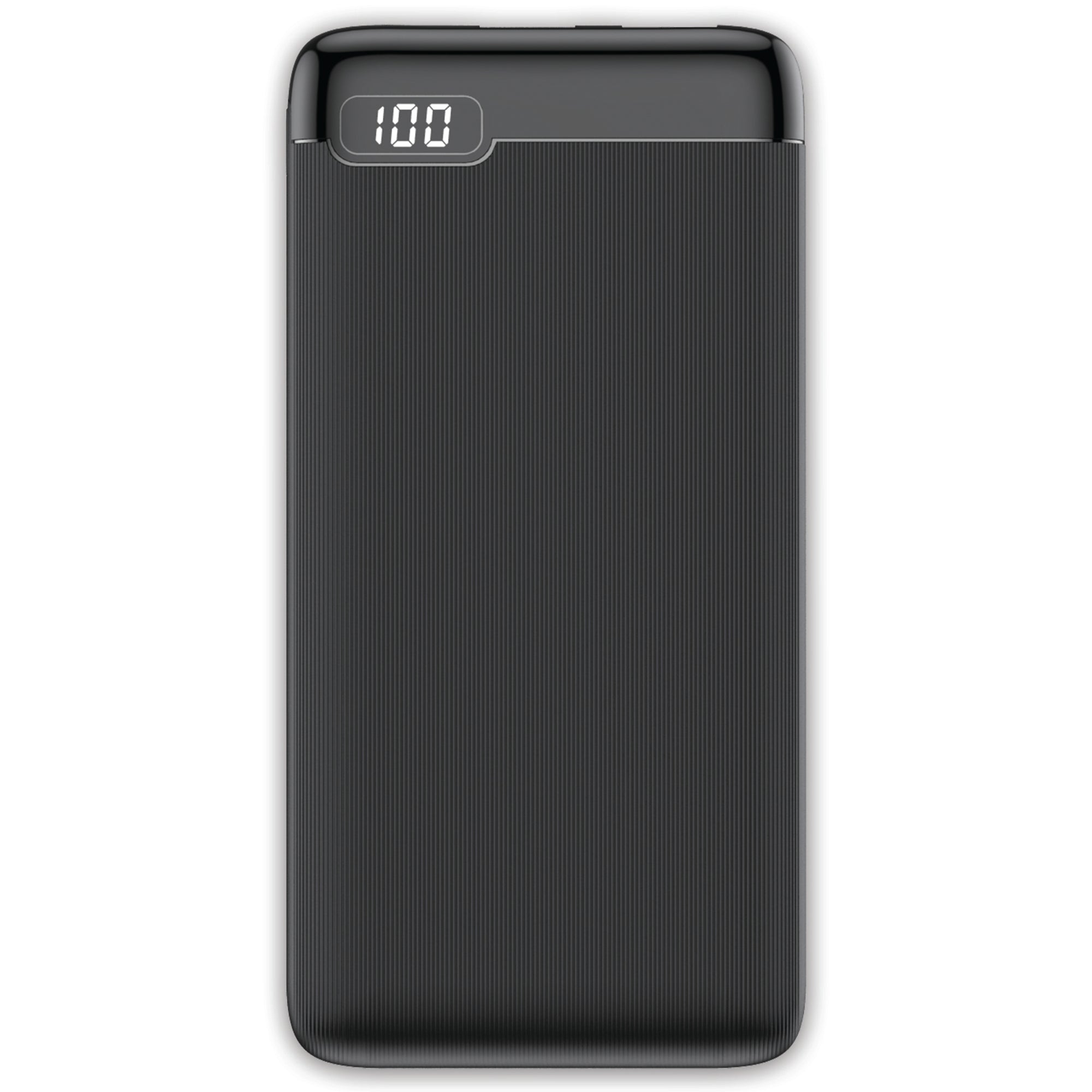 20000 mAh Power Bank with LED Screen, 2 USB-A, Type-C, and Micro USB Ports, Portable Rechargeable Battery for Travel