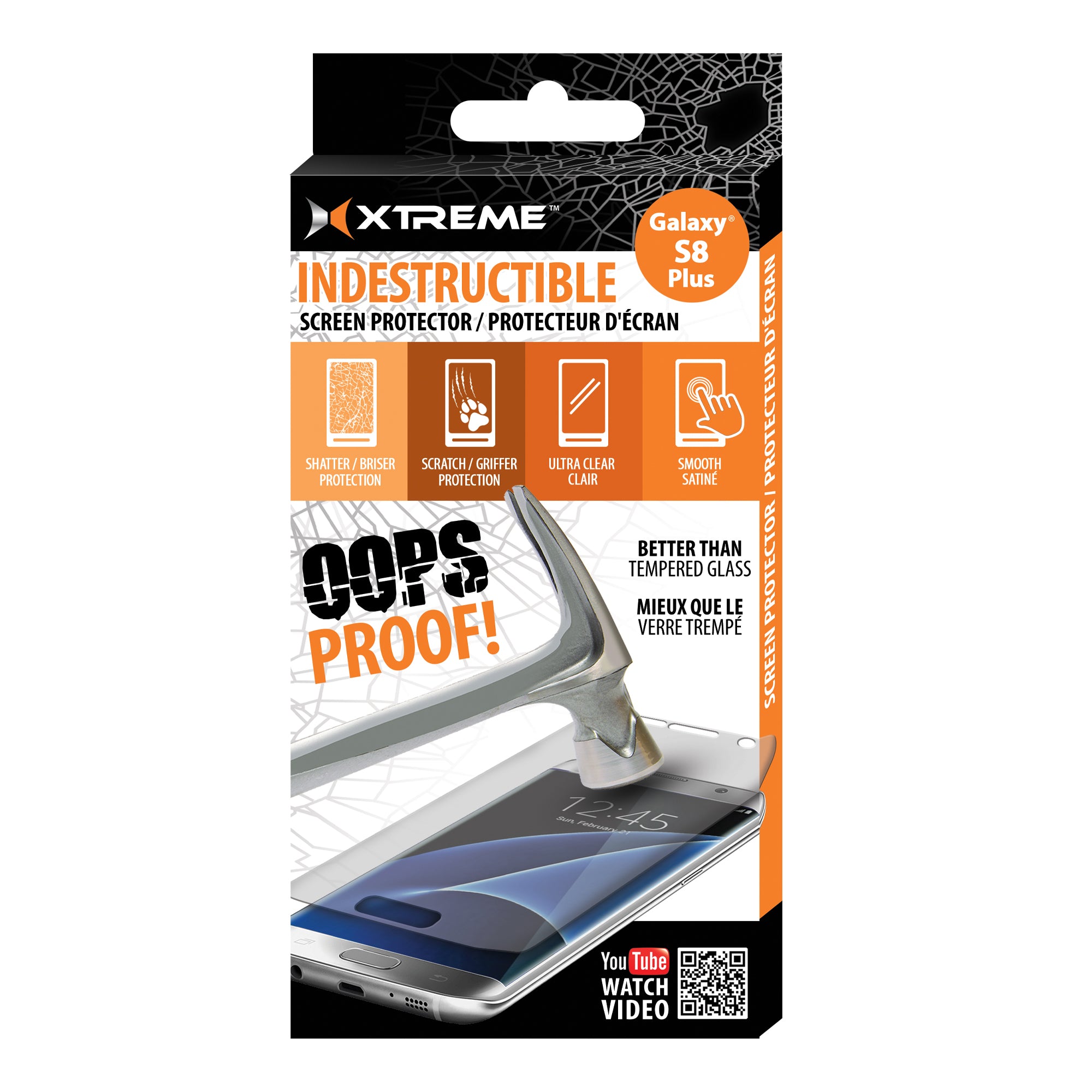 Samsung Galaxy S8 Plus Indestructible Screen Protector