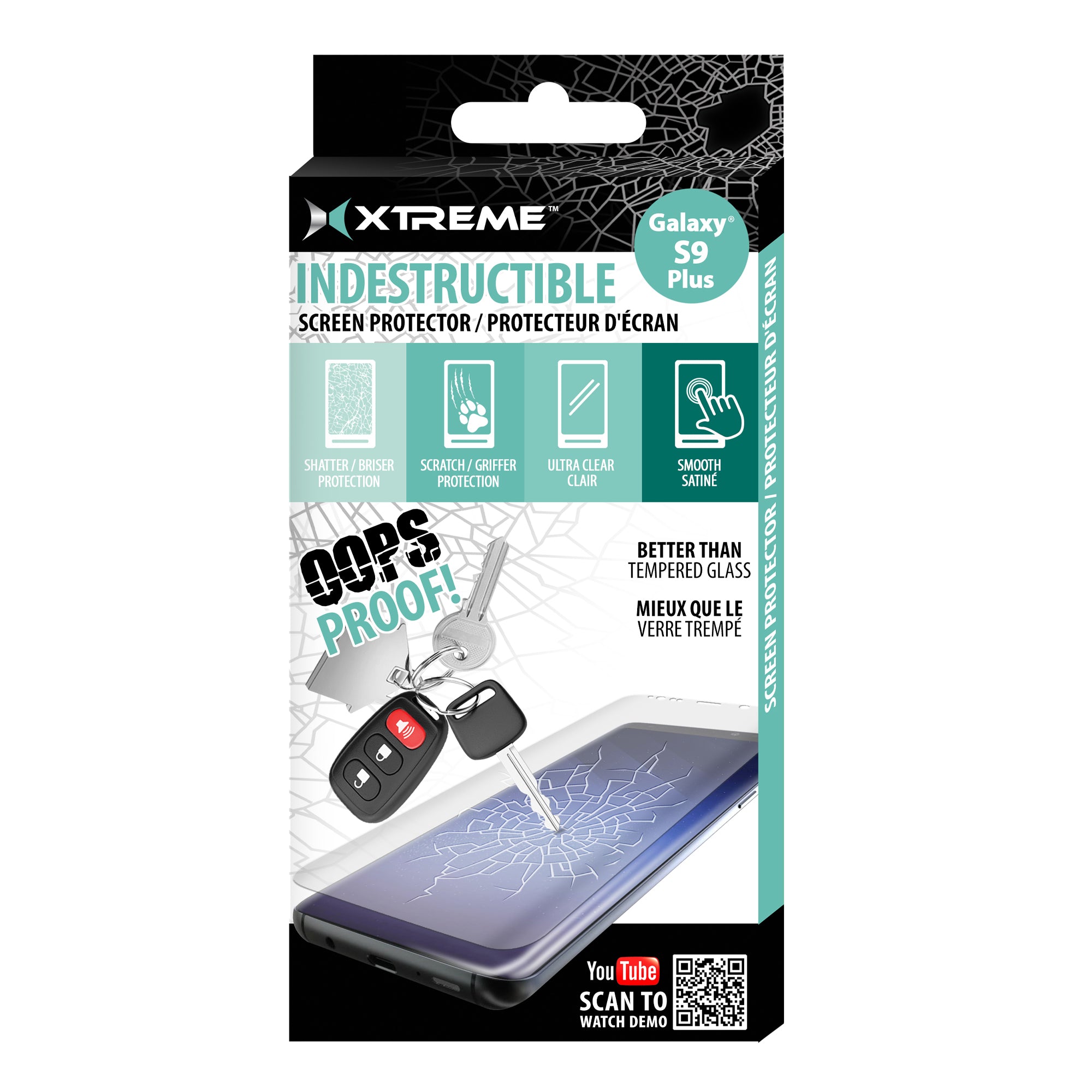 Samsung Galaxy S9 Plus Indestructible Screen Protector