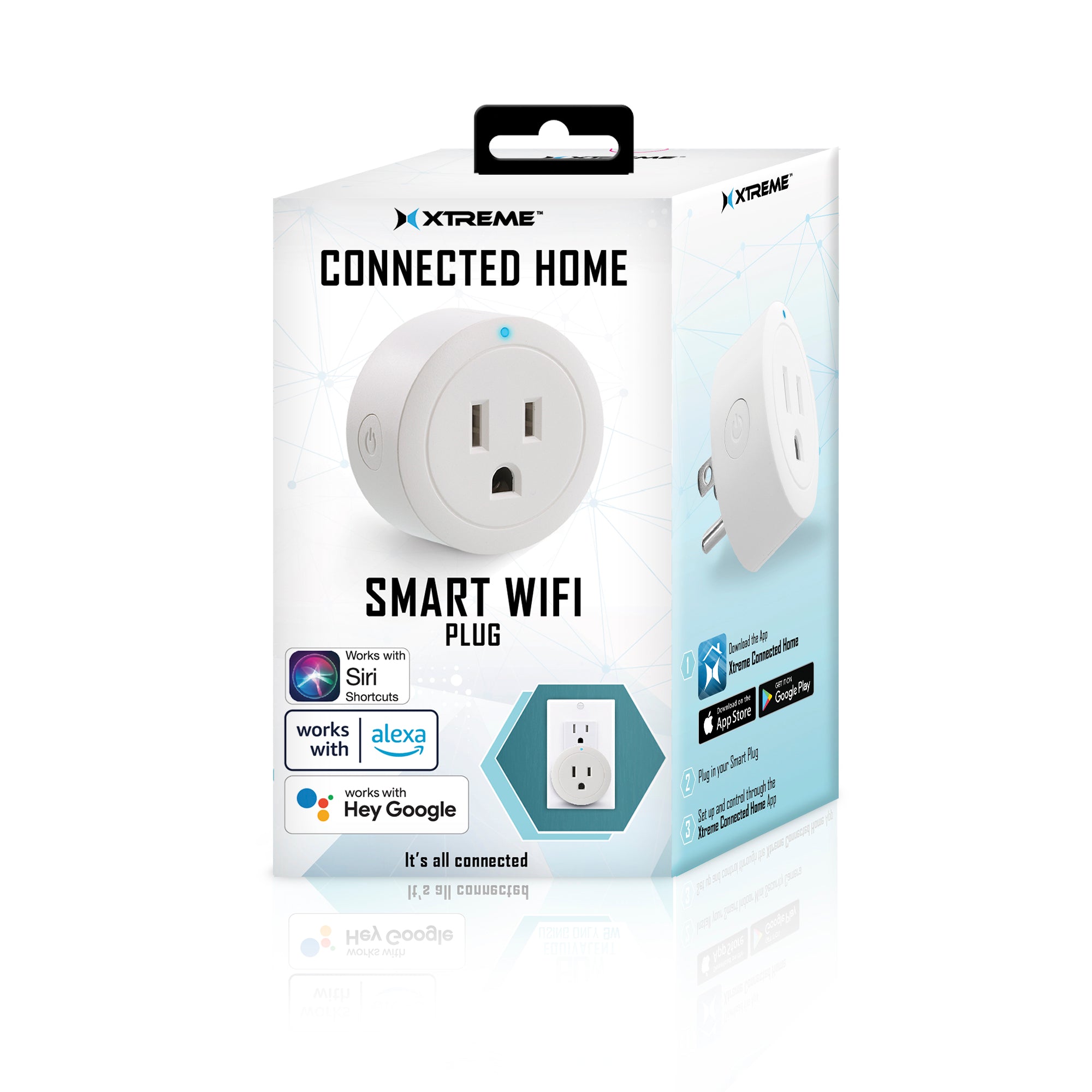 Smart Wi-Fi Plug 10A - Mobile App and Voice Control, 1-Pack & 4-Pack