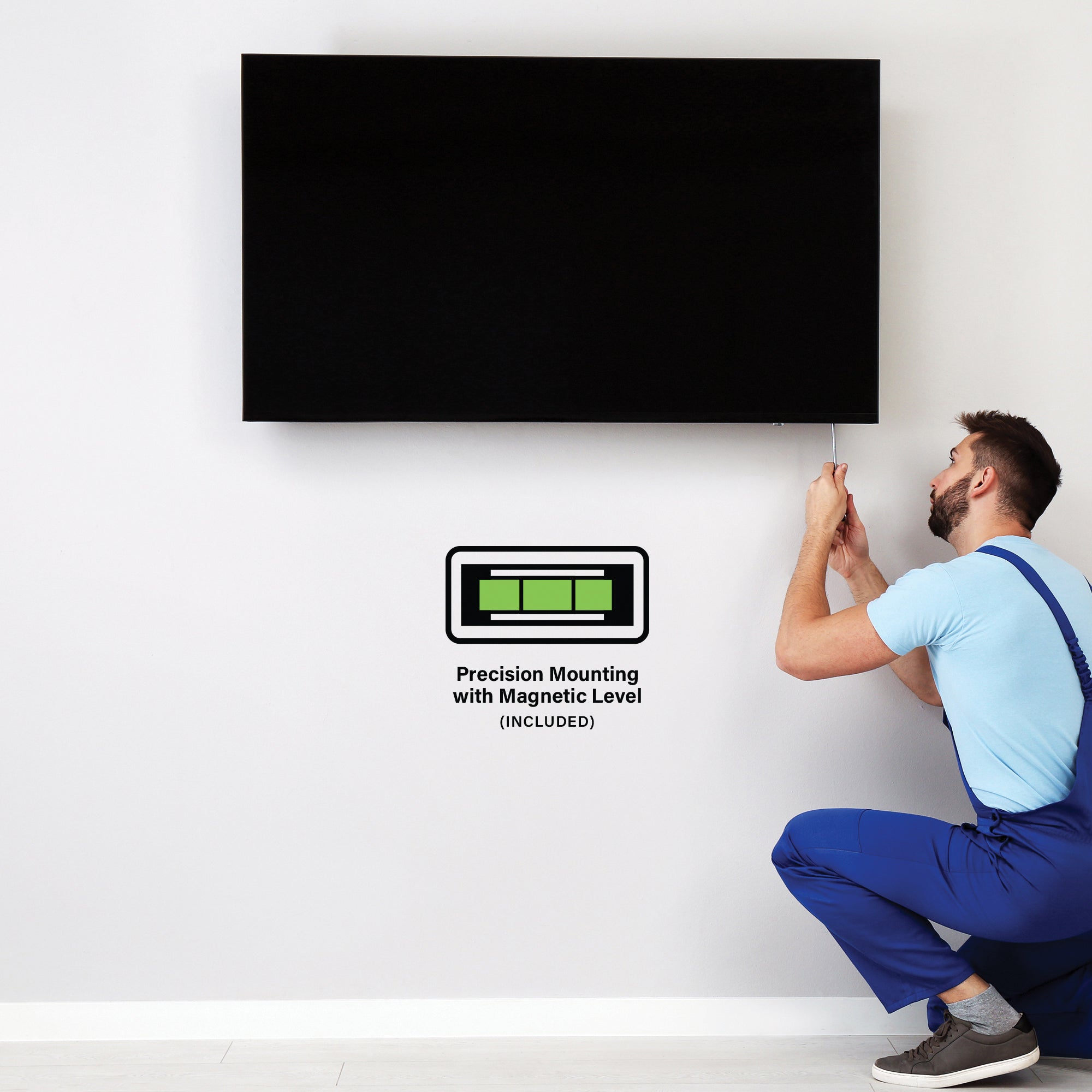 Tilting TV Wall Mount - Fits 23"-42" TVs, 55lbs Capacity, VESA Compatible 75x75-200x200