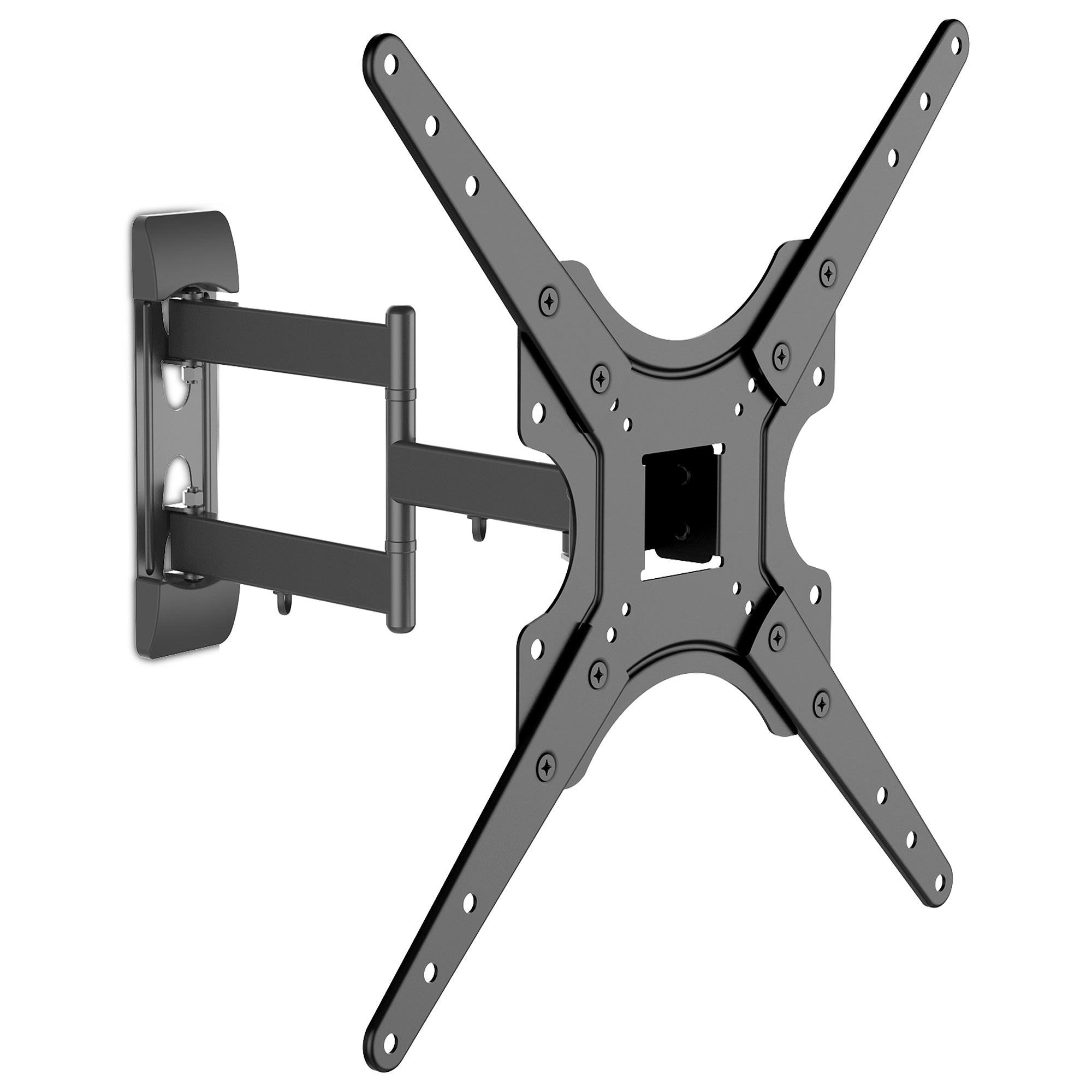 Full Motion TV Wall Mount Bracket for 32"-55" TVs, VESA 400x400 - Tilting, Swivel, and Slim Design