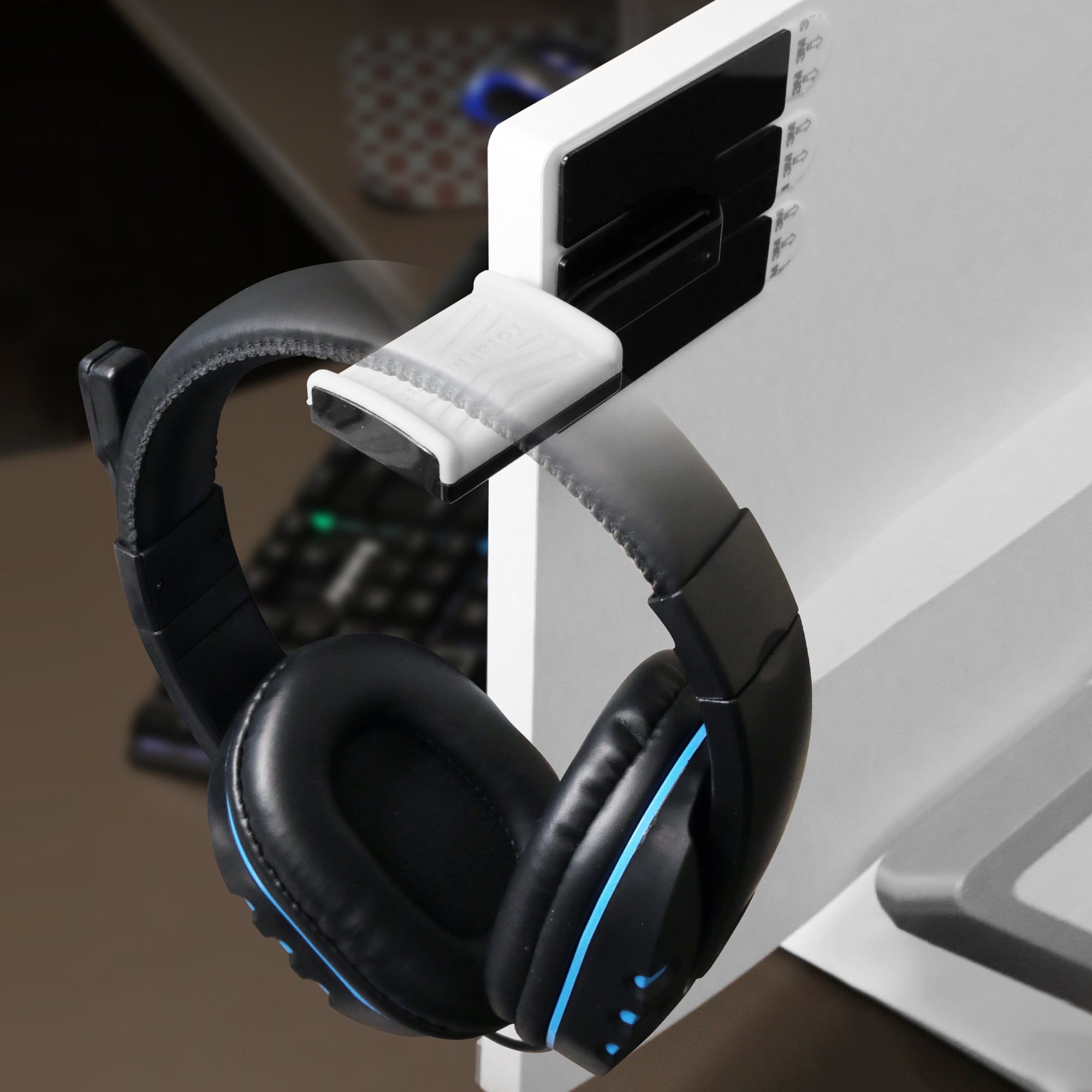 Computer Monitor Mount, Headphones Holder, Headset Mount