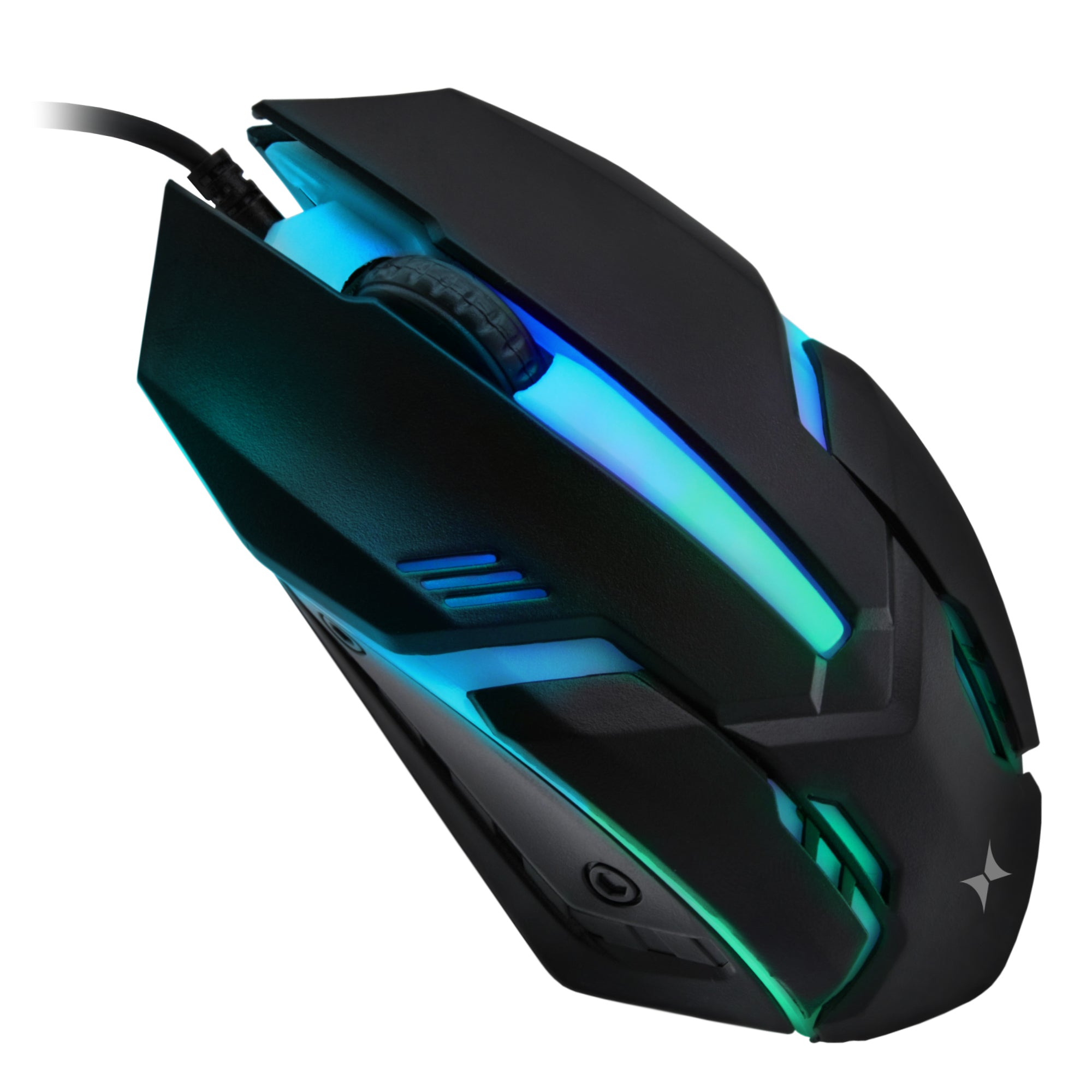 RGB LED Wired Gaming Mouse with 1000 DPI Sensor & Multi-Color Lighting - USB PC Mouse for Desktop, Laptop & Mac