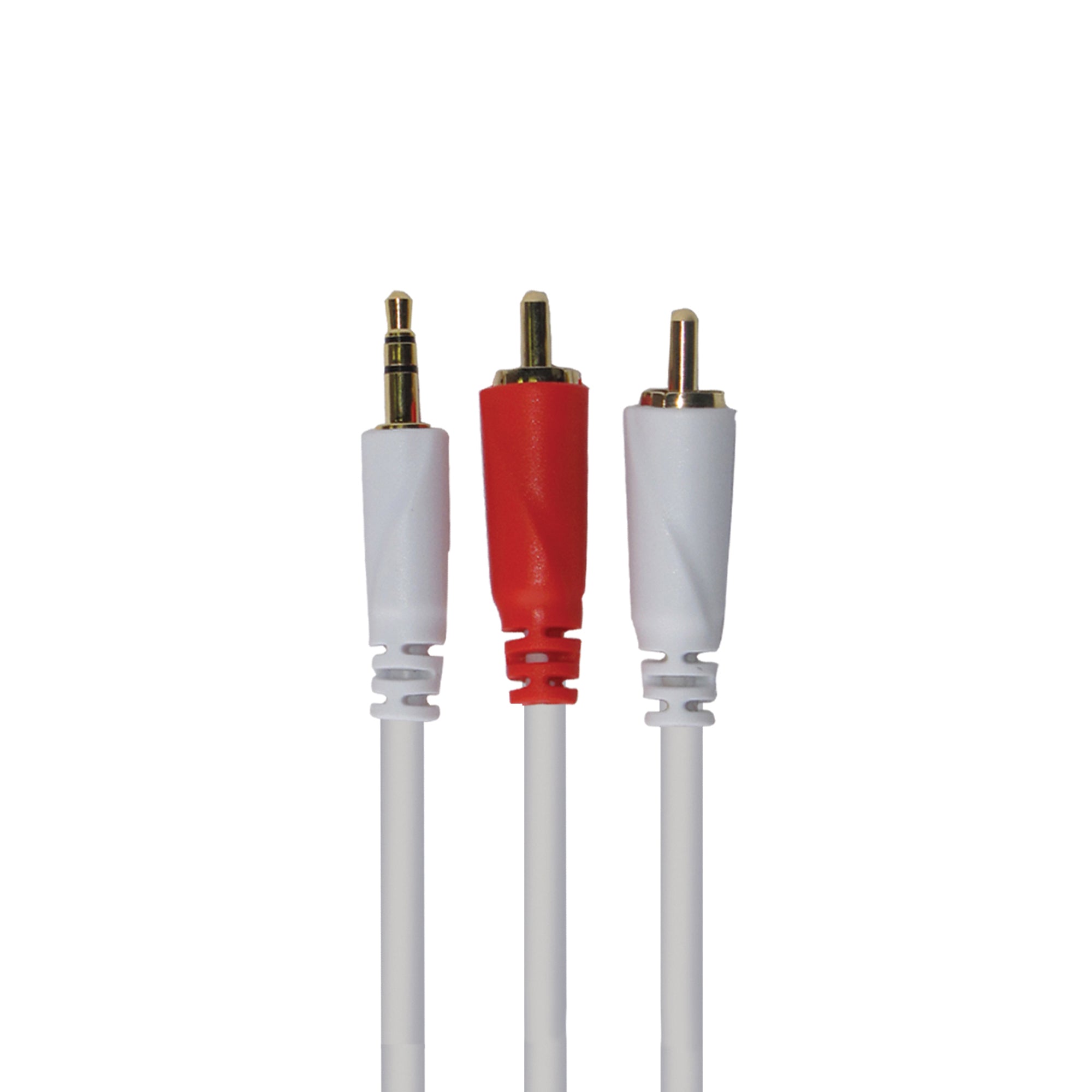 6ft 3.5mm to RCA Audio Cable - Gold-Plated Connectors for Home Stereo Systems