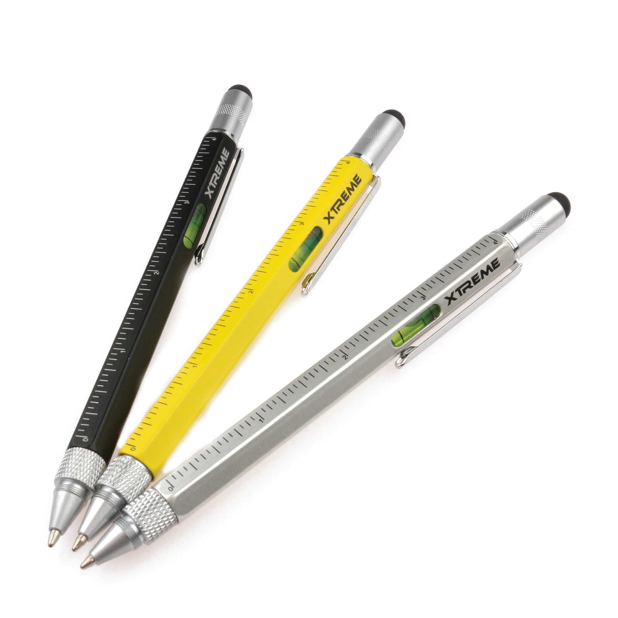 6-in-1 Stylus Pen with Screwdriver, Leveler, and Ruler - The Ultimate Multi-Tool for Work and DIY