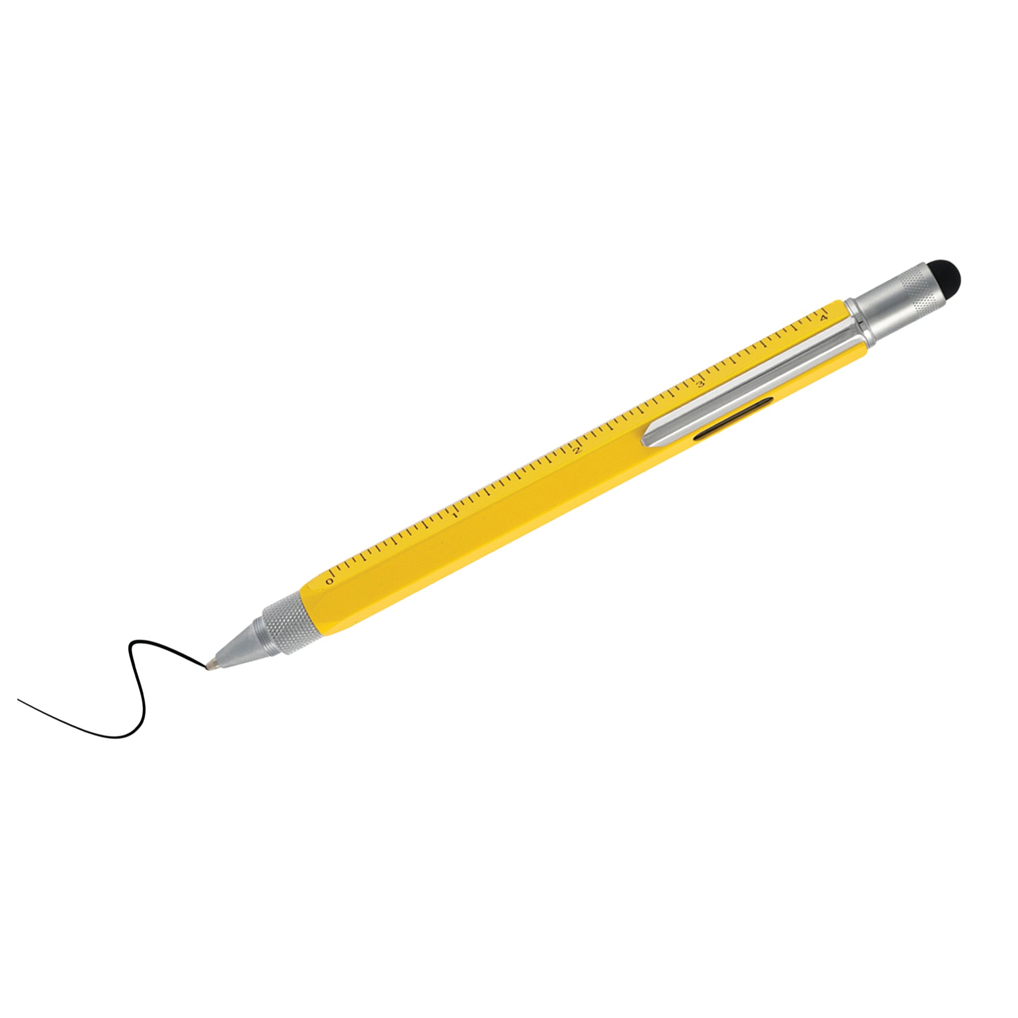 6-in-1 Stylus Pen with Screwdriver, Leveler, and Ruler - The Ultimate Multi-Tool for Work and DIY
