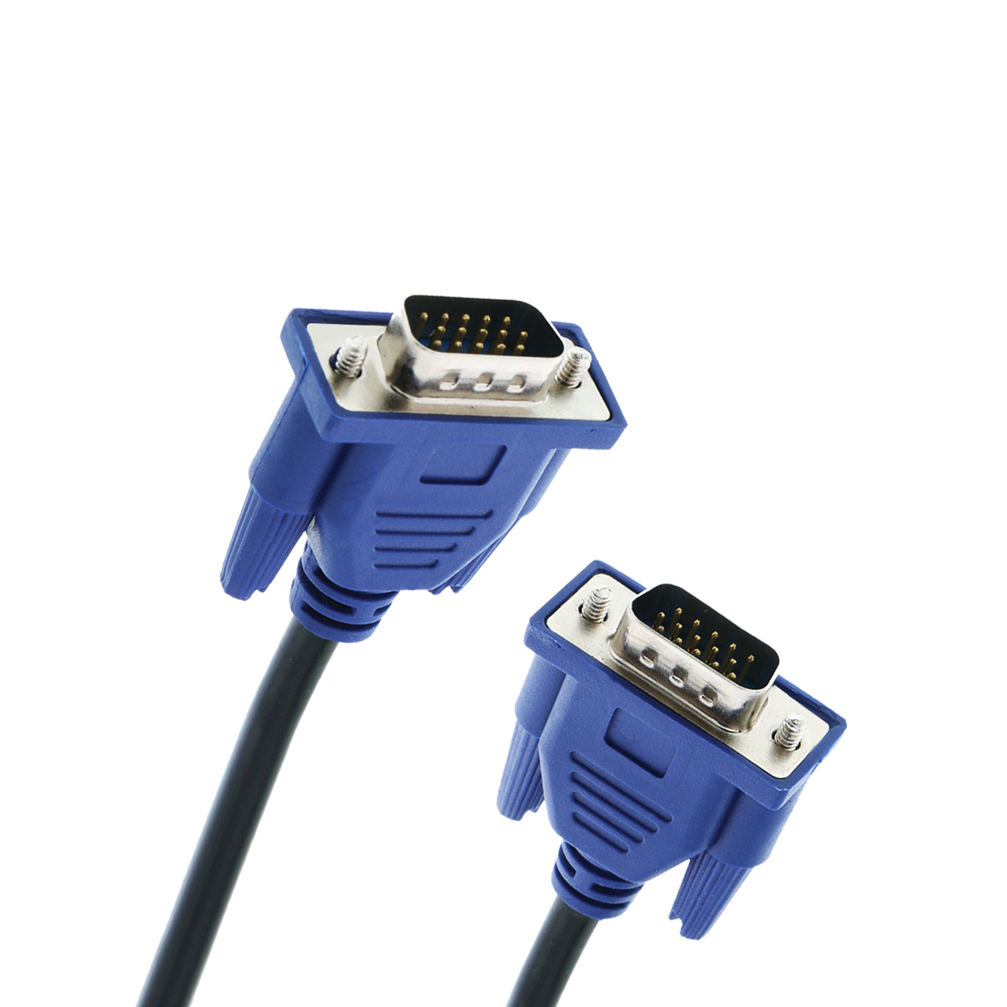 6ft VGA To VGA Cable, Works With Compatible Devices Featuring 15-Pin Ports