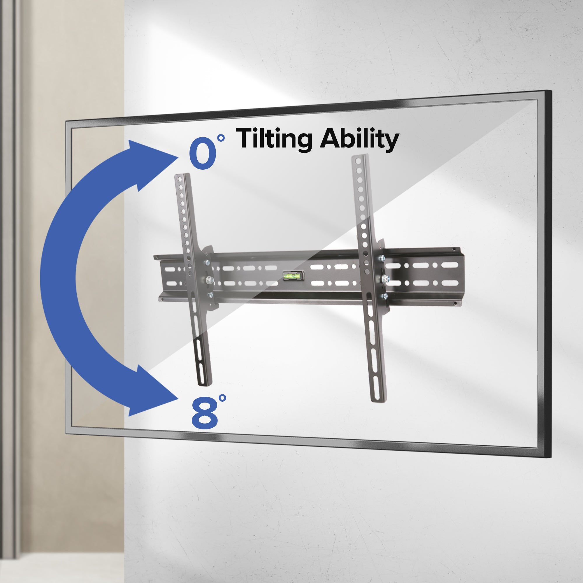 Heavy-Duty Tilting TV Wall Mount for 42"-90" TVs - Supports 132 lbs, VESA 800x600