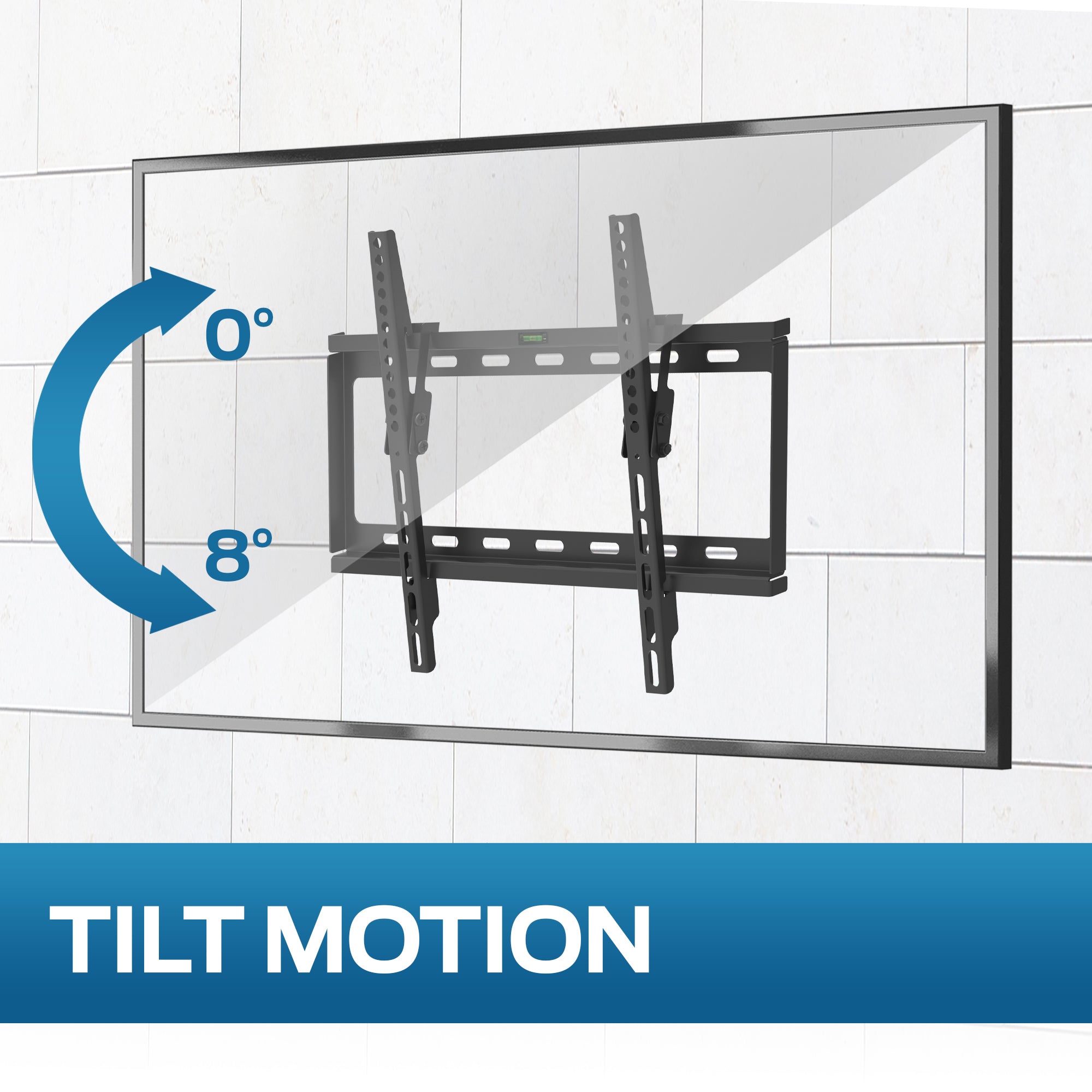 Full Motion TV Wall Mount Bracket for 36"-70" TVs - Tilting, Swivel, and Articulating Design - 55lbs Capacity