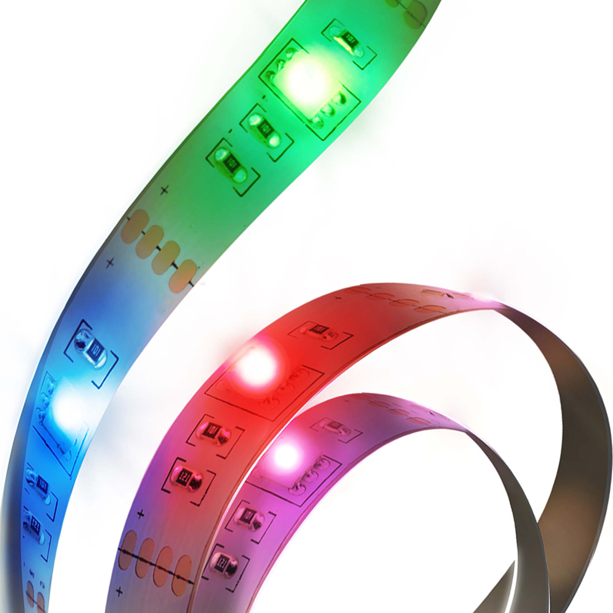 Xtreme 3ft Sound-Activated LED Strip, Customizable Multicolor RGB Lighting,  USB-Powered